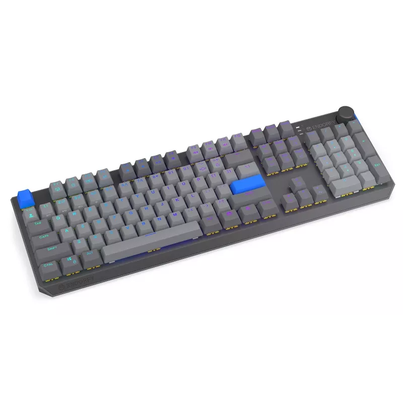 Drahtlose Tastatur ENDORFY Thock V2 — ergonomisches Layout, RGB-Beleuchtung, kabellose Verbindung
