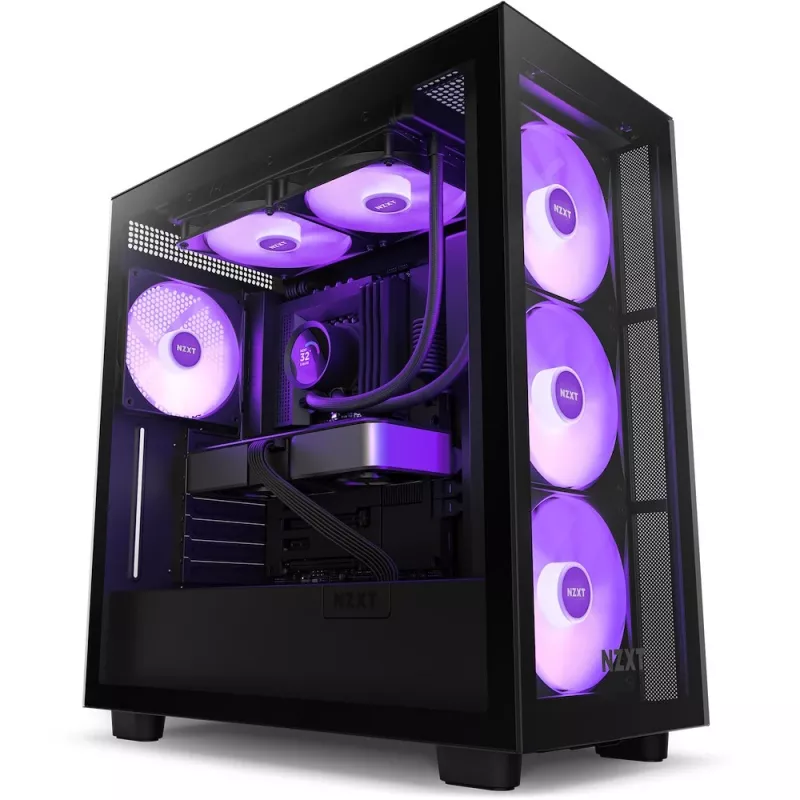 All-in-One-Flüssigkeitskühler NZXT Kraken 280 RGB 14 cm Schwarz