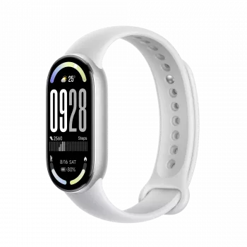 Xiaomi Smart Band 10 Fitnesstracker 1,72" AMOLED, Bluetooth, 5 ATM, Glacier Silver