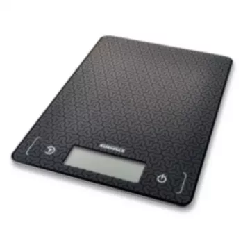 Elektronische Küchenwaage HERDEGEN Soehnle Page Comfort Mosaic Schwarz — 10 kg, 1 g Genauigkeit, LCD, 229×191×20 mm
