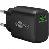 USB-A QC Fast Charger (18 W) (schwarz)