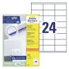 Universaletiketten 70x35mm InkjetLaserCopy A4 100 Blatt 2400 Stück Weiß