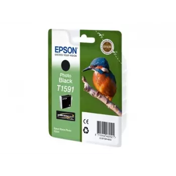 Cartridge EPSON Tinte Photo Schwarz T1591 1 x 17 ml Ultrachrome Hi-Gloss2