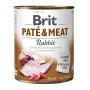 Nassfutter für Hunde Brit Paté & Meat Rabbit 800 g — Pastete mit Kaninchen, 800 g, ausgewachsene Hunde, getreidefrei, Dose