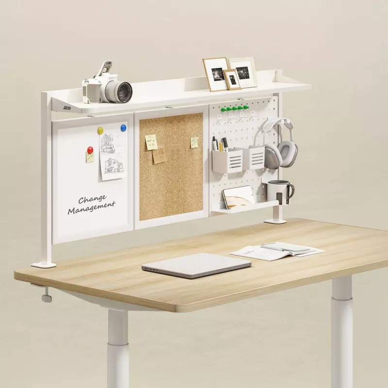 Schreibtischtrennwand Ergo Office ER-300 W, Breite 1250 mm, maximale Belastung 10 kg
