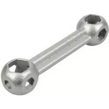 Schlüsselsatz FISCHER 85510 — verstellbarer Halter mit 10 Größen 6–15 mm