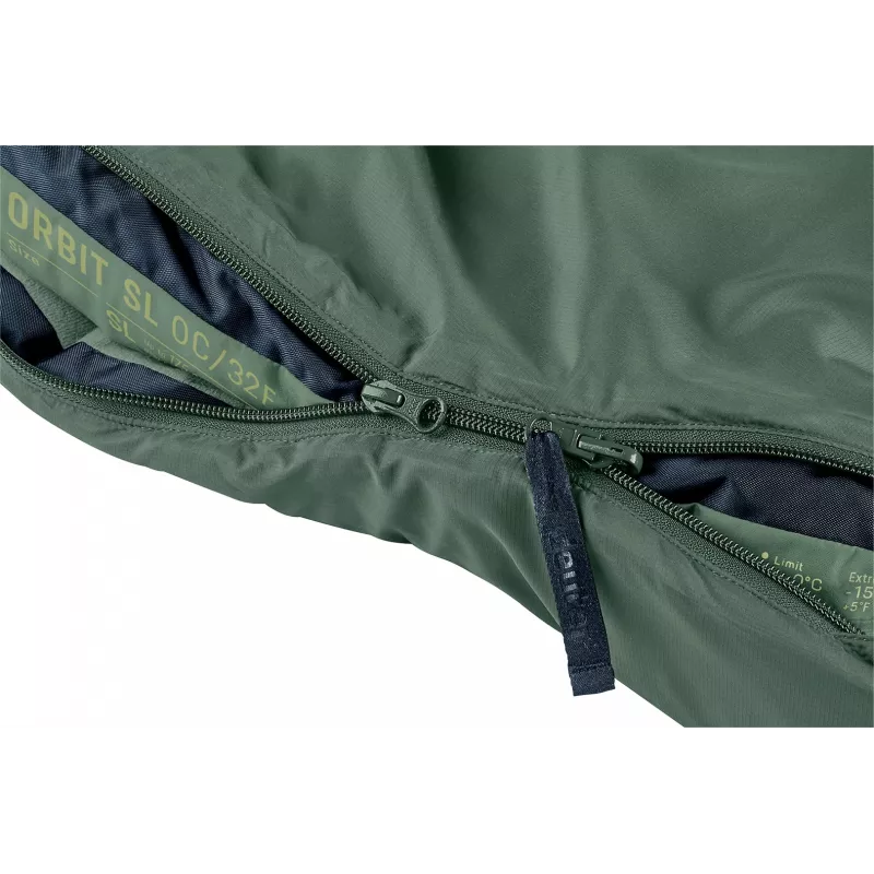 Schlafsack DEUTER Orbit SL 0 °C / 32 °F Erwachsenen-Mumienform, PES-Ripstop-Gewebe, Breite 740 mm, Tiefe 470 mm