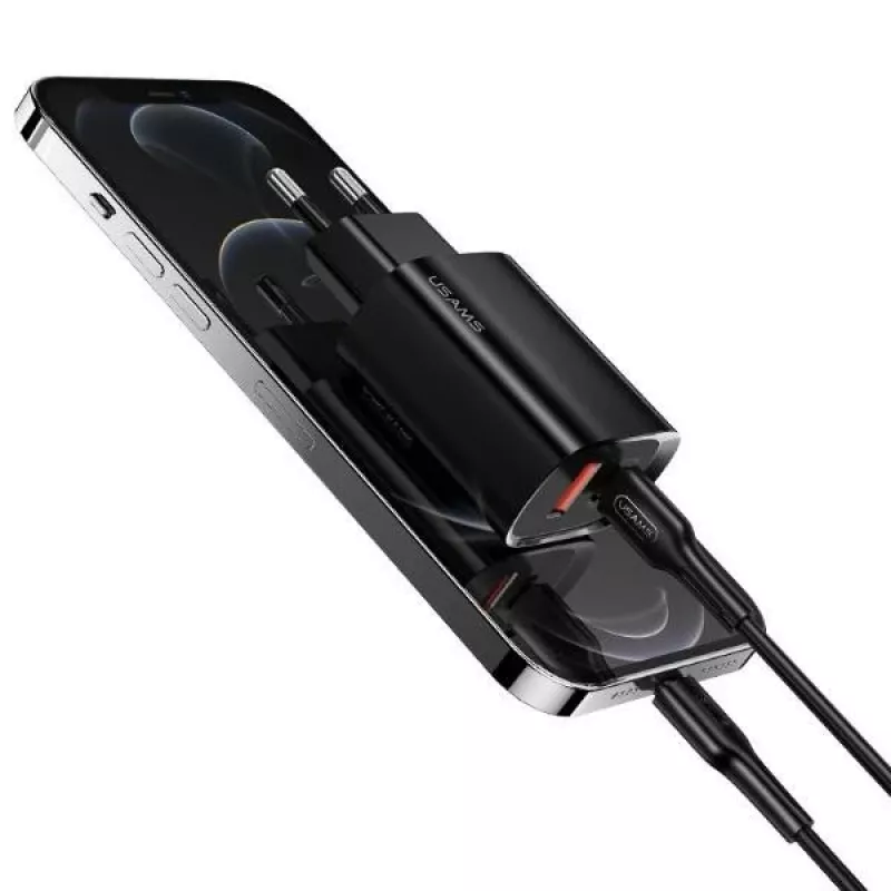 Ladegerät usams T35 20W PD3 USB-C auf USB Schnellladeadapter