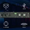 Qoltec USV AWARYJNY DO RACK 3KVA 3000W Leistungsfaktor 1.0 LCD EPO USB on-LINE (3VA, 3000W, Doppelwandlungs-Online-USV), USV