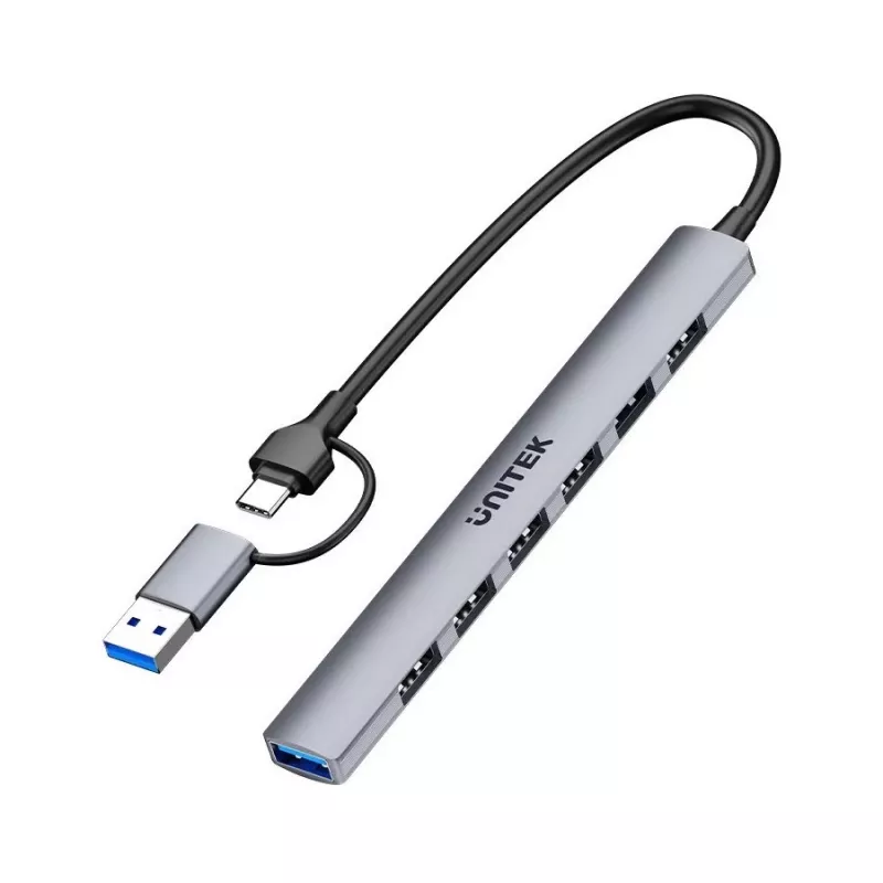Unitek H1209AGY01 USB-A 5Gbps 7-in-1-USB-Hub