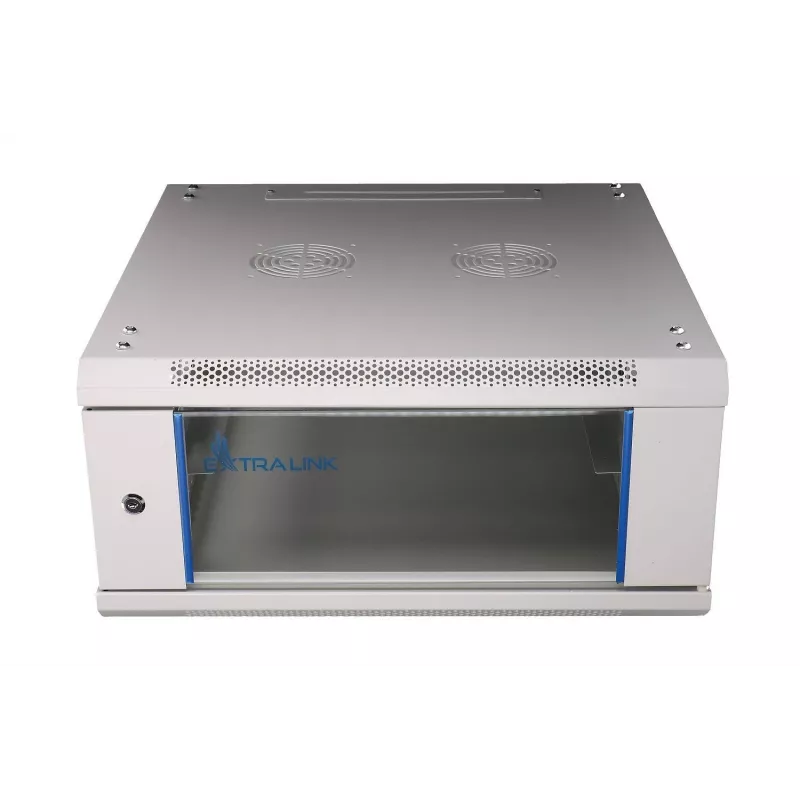 Extralink Rackmount-Schrank 4U 600x600 Grau wandmontiert