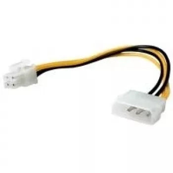 ROLINE Internes Stromkabel, 4-pol. HDD / ATX12V-P4 4-Pin Strom 0,15 m (11.03.1019)