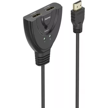 Hama 4K HDMI™-Switch 2x1, 2x HDMI™-Buchse - 1x HDMI™-Stecker (00305019)