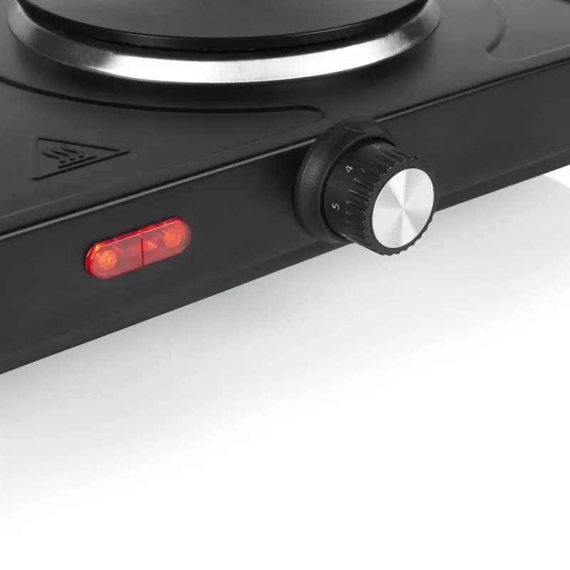 Elektrokochfeld Tristar KP-6152 — 2 Kochzonen, Touch-Steuerung, schwarz