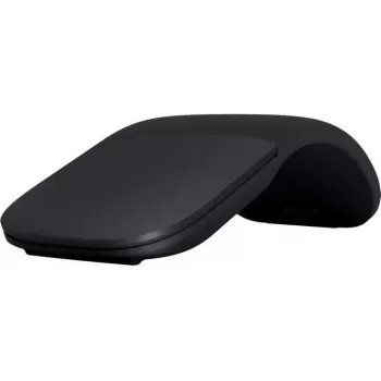 Microsoft Surface Arc Maus - Maus - optisch - 2 Tasten - kabellos - Bluetooth 4.1 - Schwarz - kommerziell - für Surface Pro 7