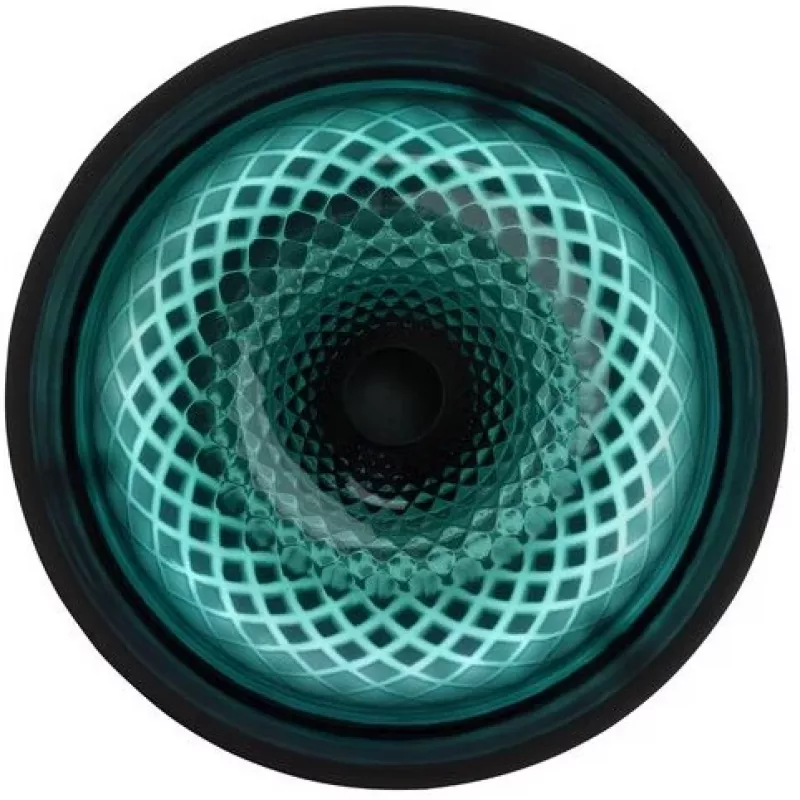 Tragbarer kabelloser Lautsprecher Harman/Kardon Aura Studio 4 — 100 W, 3 Treiber, 45–20000 Hz, Schwarz/Transparent