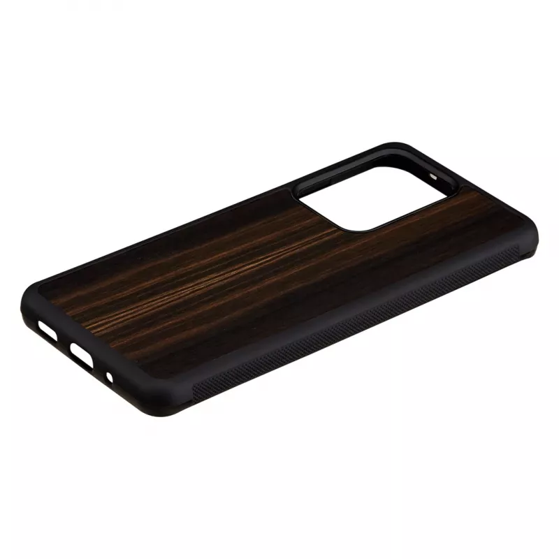 Handyhülle man and wood Galaxy S20 Ultra Ebenholz Schwarz — schützende Smartphone-Hülle
