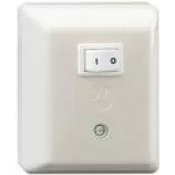 Rutenbeck SAR Ap - Hochstromrelais-Schalter - 1 Kippschalter - 8 A - AC 230 V - Perlweiß, RAL 1013 (50010102)