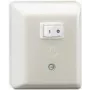 Rutenbeck SAR Ap - Hochstromrelais-Schalter - 1 Kippschalter - 8 A - AC 230 V - Perlweiß, RAL 1013 (50010102)