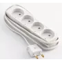 Microconnect GRUELU4H015 Stromverlängerung 1,5 m 4 AC-Ausgänge Innenbereich Weiß
