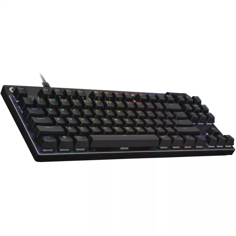 Logitech G PRO X RAPID - Tastatur - TKL - Hintergrundbeleuchtung - USB - QWERTZ - Deutsch - Tastenschalter: Linear - Schwarz (920-013228)
