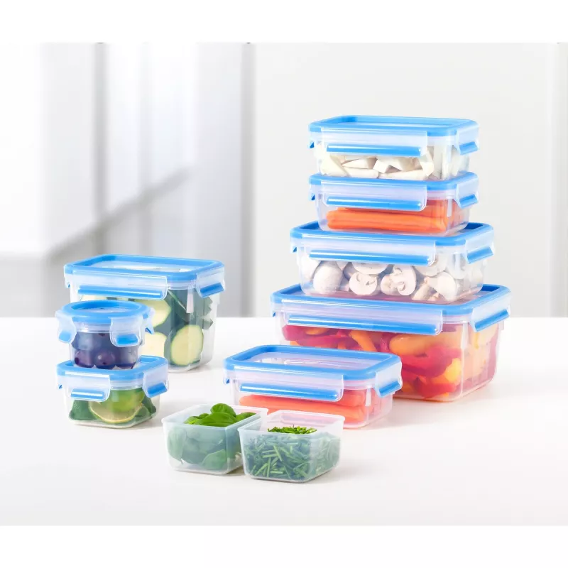 EMSA 508537 Lebensmittel-Aufbewahrungsbehälter Rechteckig Box 1,75 L Blau, Transparent 1 Stk.