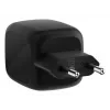 AC Indoor-Schnellladegerät Belkin WCH020kqBK, 2× USB-C, universelle Kompatibilität, Stromschutz, schwarz