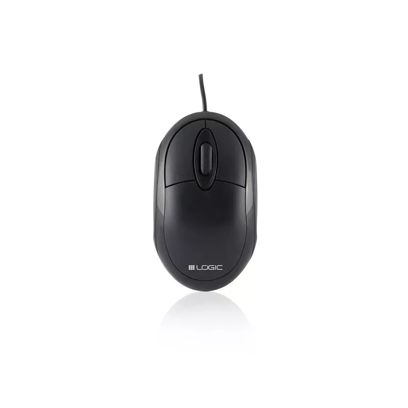 Logic Lm-11 - Maus - optisch - kabelgebunden - USB - Schwarz