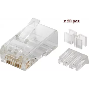 Microconnect KON505-50 Kabelverbinder RJ45 Transparent