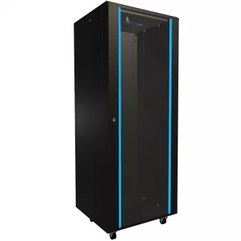 Freistehendes Rack Extralink Rackmount-Schrank 32U 600x600 Schwarz
