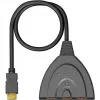 HDMI-Umschaltbox 3 to 1 (4K @ 60Hz), HDMI Switch (schwarz, 55cm Kabel)