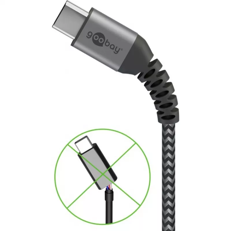 Wentronic 49296 USB-Kabel Schwarz