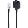 shiverpeaks BS70223-8/4 Telefonkabel 3 m Schwarz (BS70223-8/4)
