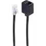 shiverpeaks BS70223-8/4 Telefonkabel 3 m Schwarz (BS70223-8/4)