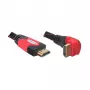 DELOCK Kabel HDMI A-A Stecker/Stecker abgewinkelt 2m
