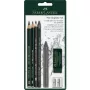 Graphitstift Faber-Castell 112997 Multi 7 Stück Schwarz Grün Grau