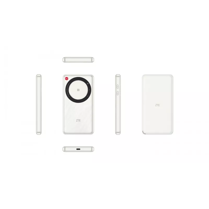ZTE U30 AIR router bezprzewodowy Dual-band (2.4 GHz/5 GHz) Biały