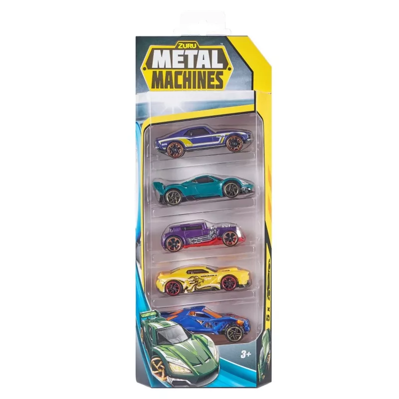 Zuru Metal Machines Druckguss-Autos 5er-Pack 1:64, Serie 2, sortiert