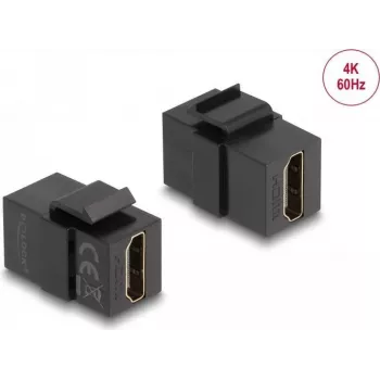 DeLOCK Keystone-Modul HDMI-Buchse zu HDMI-Buchse schwarz 87875
