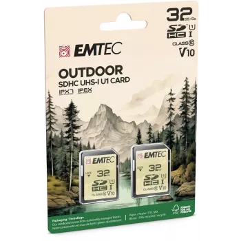 Flash-Speicher Emtec 32 GB UHS-I U1 V10 Outdoor ECMSD32GHCU1ORP