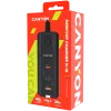 CANYON Ladegerät H-10 PD 20W QC 3.0 18W 2USB-A 2USB-C Tisch Schwarz