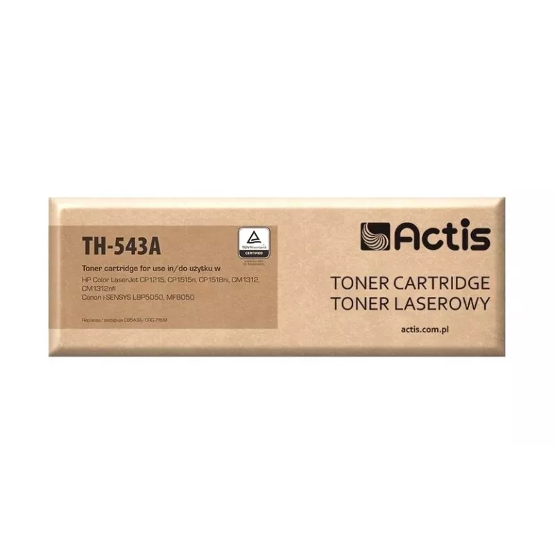 Actis TH-543A Toner (Ersatz für HP 125A CB543A, Canon CRG-716M; Standard; 1500 Seiten; Magenta)