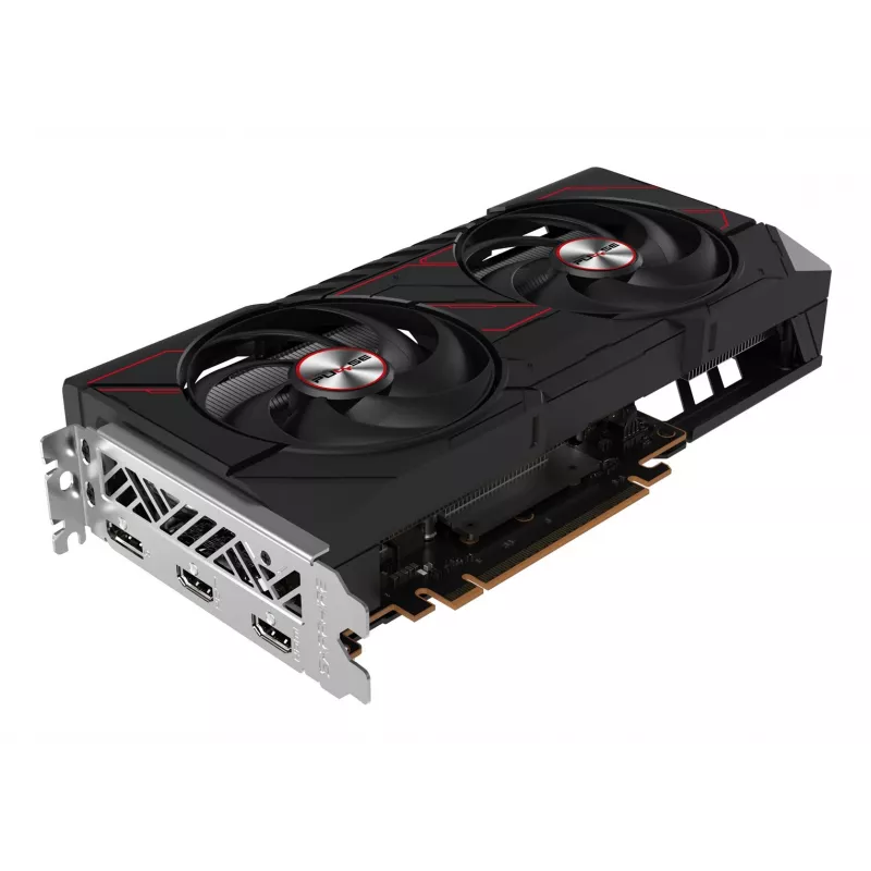 Grafikkarte Sapphire Radeon RX 9060 XT 8GB GDDR6, 128-Bit, PCIe 5.0, 3320 MHz, 2x DP + HDMI