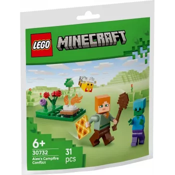 Bricks Minecraft 30732 Alexs Lagerfeuer-Konflikt
