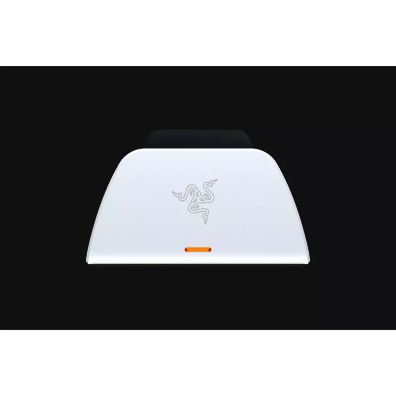 Ladestation Razer RC21-01900100-R3U1 für PlayStation 5 Controller — weiß, lädt einen Controller, inklusive USB-C-auf-USB-A-Kabel