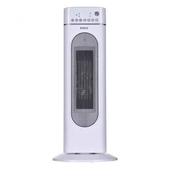 Elektrischer Keramikheizer NOVEEN PTC3000, 2000 W (1200 W min), LED-Anzeige, Timer, Fernbedienung, Oszillation, weiß