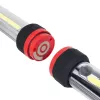 MCE230 Cob LED Xxl 2X Werkstattlampe mit Magnet und Haken, Dual-Modi, 1200 Lumen max. - Maclean