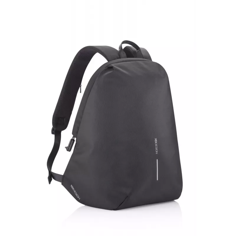 Freizeitrucksack XDDESIGN Bobby Soft mit 15,6-Zoll-Notebookfach, 16 l, PET, schwarz