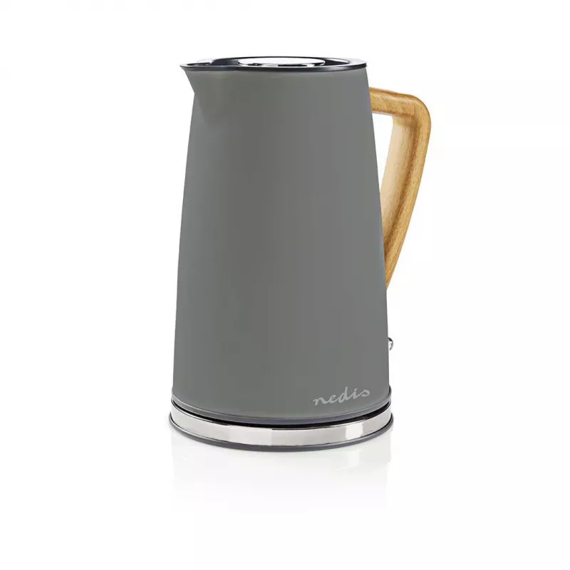 Elektrischer Wasserkocher Nedis KAWK510EGY 1,7 l 2200 W Grau