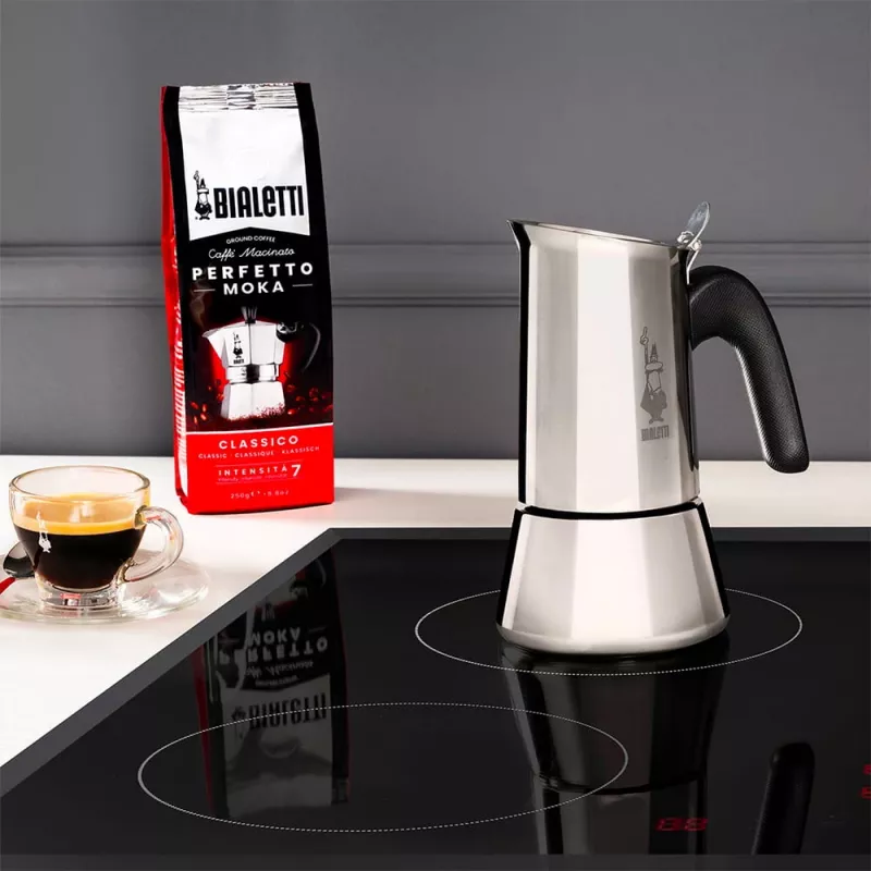 Mokkakanne BIALETTI Venus Box 0,1 L Edelstahl, 2 Tassen, Polypropylen-Griff